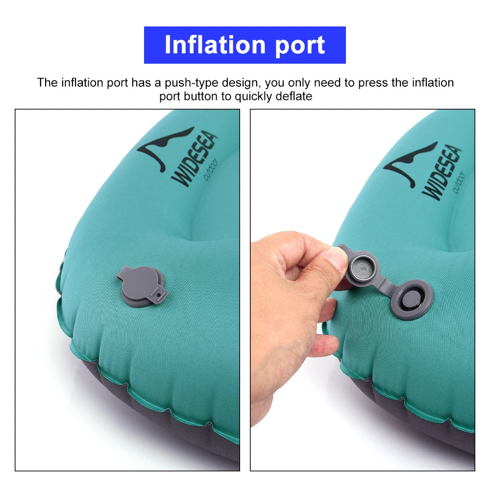 Inflatable Travel Pillow - Compact Air Cushion